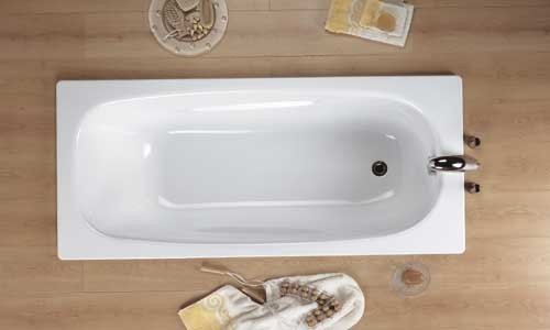 BLB UNIVERSAL ANATOMICA Стальная ванна 170*75 белая, без отверстий для ручек в Геленджике