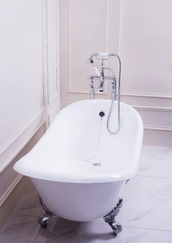 Чугунная ванна Goldman Bristol 170*76*50*55, на "орлиных когтях", в комплекте с сифоном и ножками в Геленджике