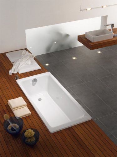 Стальная ванна Kaldewei SANIFORM PLUS Mod.361-1, размер 1500*700*410, Easy clean, alpine white, без ножек в Геленджике