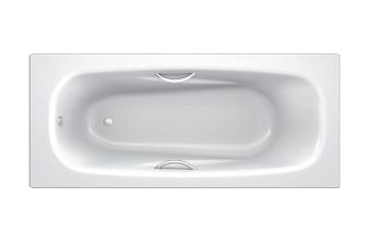 Ванна стальная BLB UNIVERSAL ANATOMICA 150*75, белая, с отверстиями для ручек в Геленджике