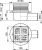 APV26 Сливной трап 105 105/50, подводка – боковая, решетка – нержавеющая сталь, гидрозатвор – мокрый Alca Plast в Геленджике